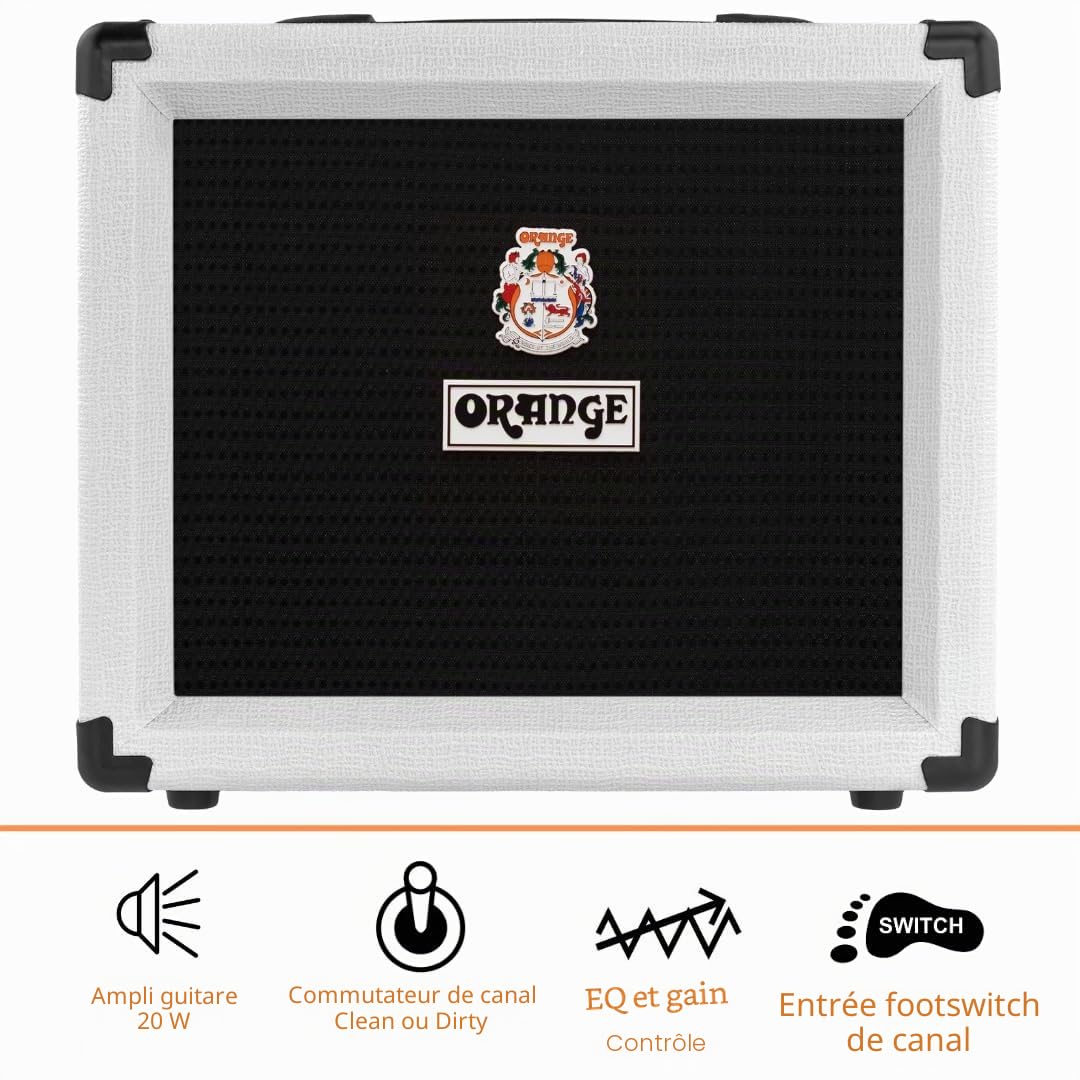 Orange Crush 20RT Orianthi Limited Edition - Amplificateur Combo à Semi-conducteurs pour Guitare Électrique
