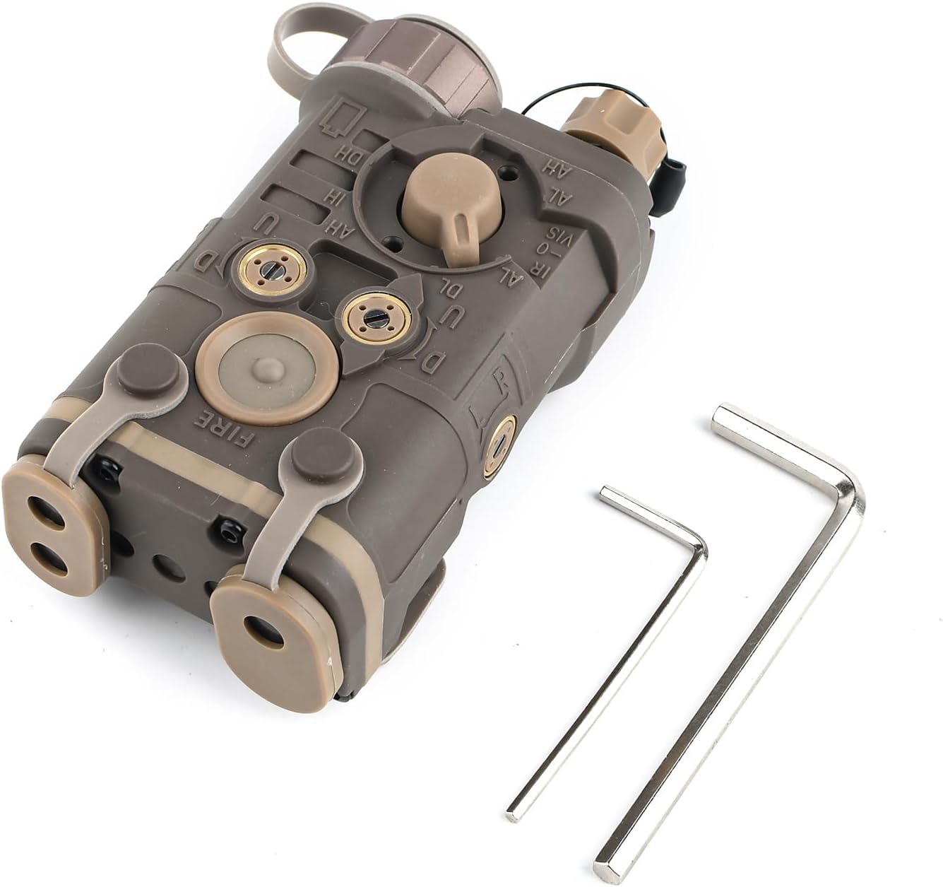 NO Function Tactical Airsoft Laser Type Props Model for NGAL, Only for Decoration, Fit for GBB CQB 20mm Picatinny Rail