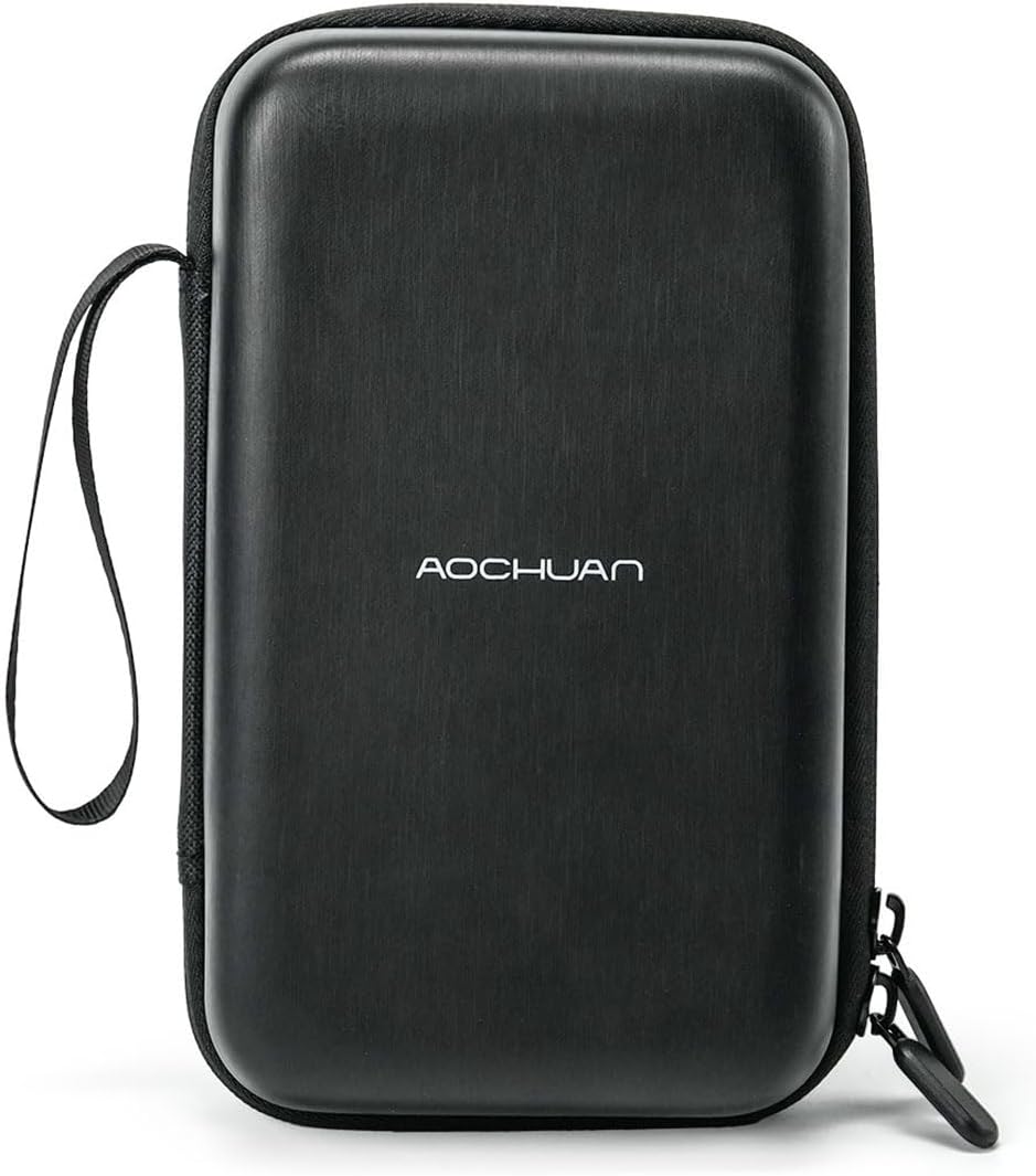 AOCHUAN B30 Portable Hard Case for Camera, Lens & 3-Axis Gimbal, EVA Protective Storage Bag w/Hand Strap, Foam Insert, Zipper Mesh Pocket, for Photography Accessories