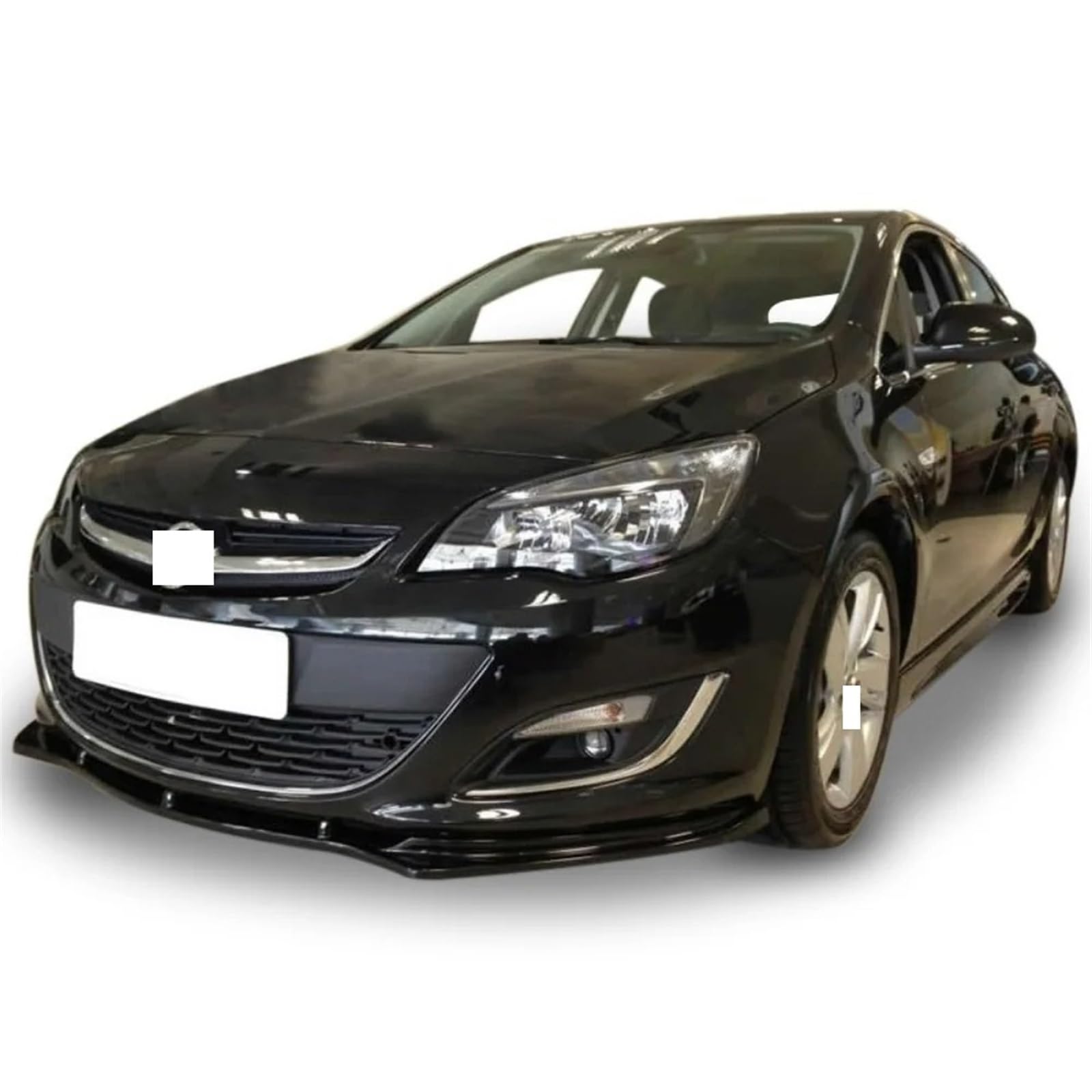 Spoiler Anteriore Per Opel Per Astra J 2011-2015 Body Kit Accessori Per Auto Spoiler Splitter Diffusore Flap Paraurti Parti Esterne 3 Pezzi Paraurti Anteriore Labbro ﻿ Paraurti Spoiler(BLACK)
