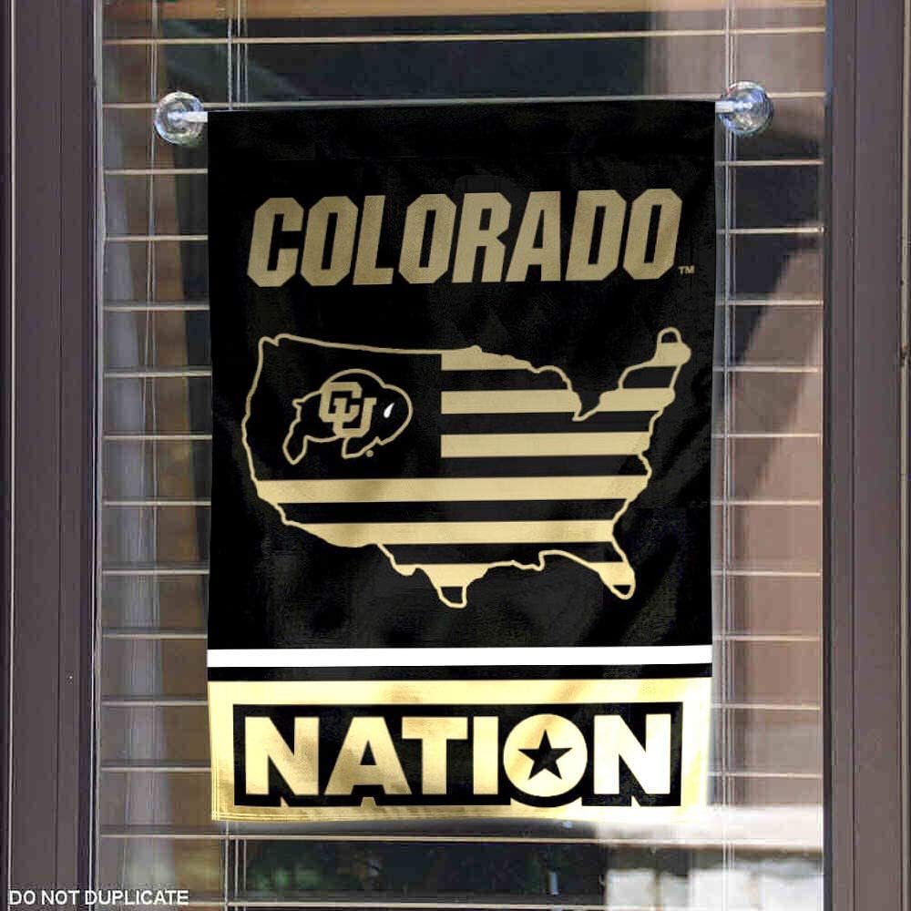 Colorado Buffaloes Garden Flag with USA Stars and Stripes Nation - Image 4