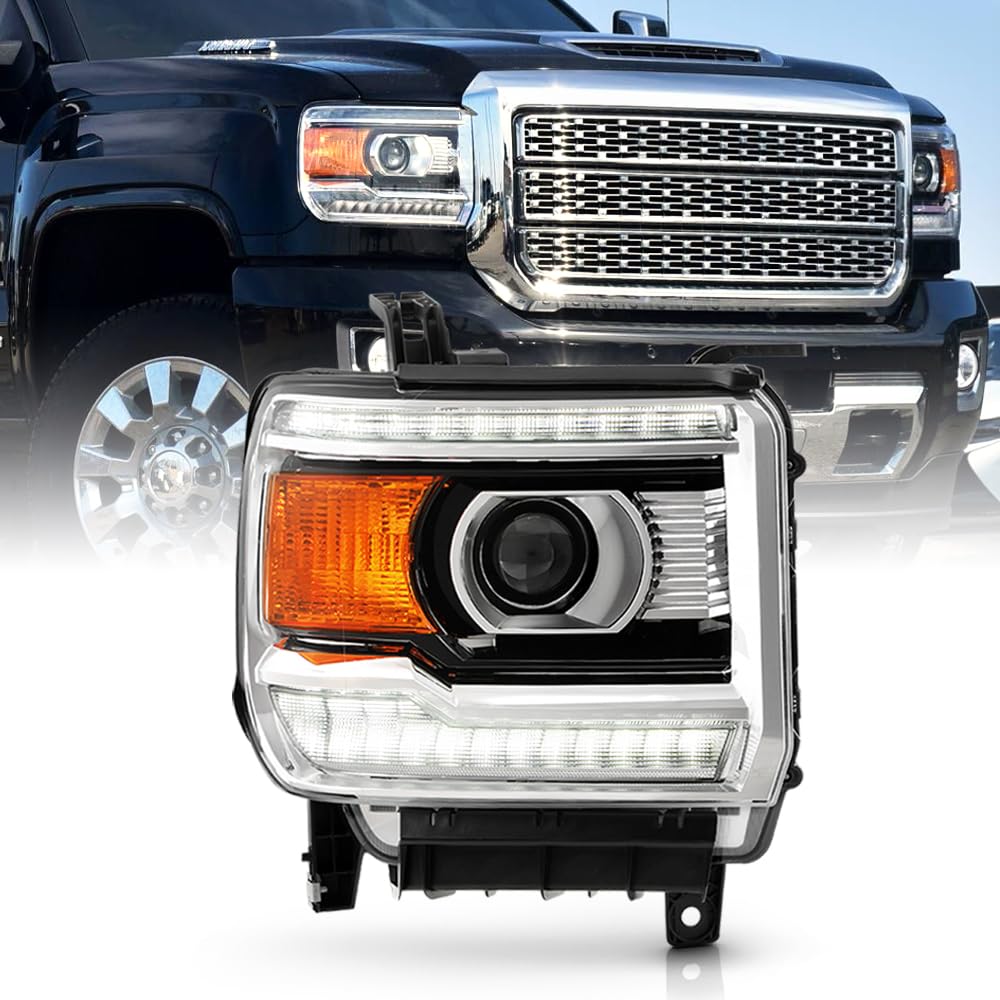 Snapklik.com : For 2016-2019 GMC Sierra 2500HD 3500HD HID/Xenon w/LED ...