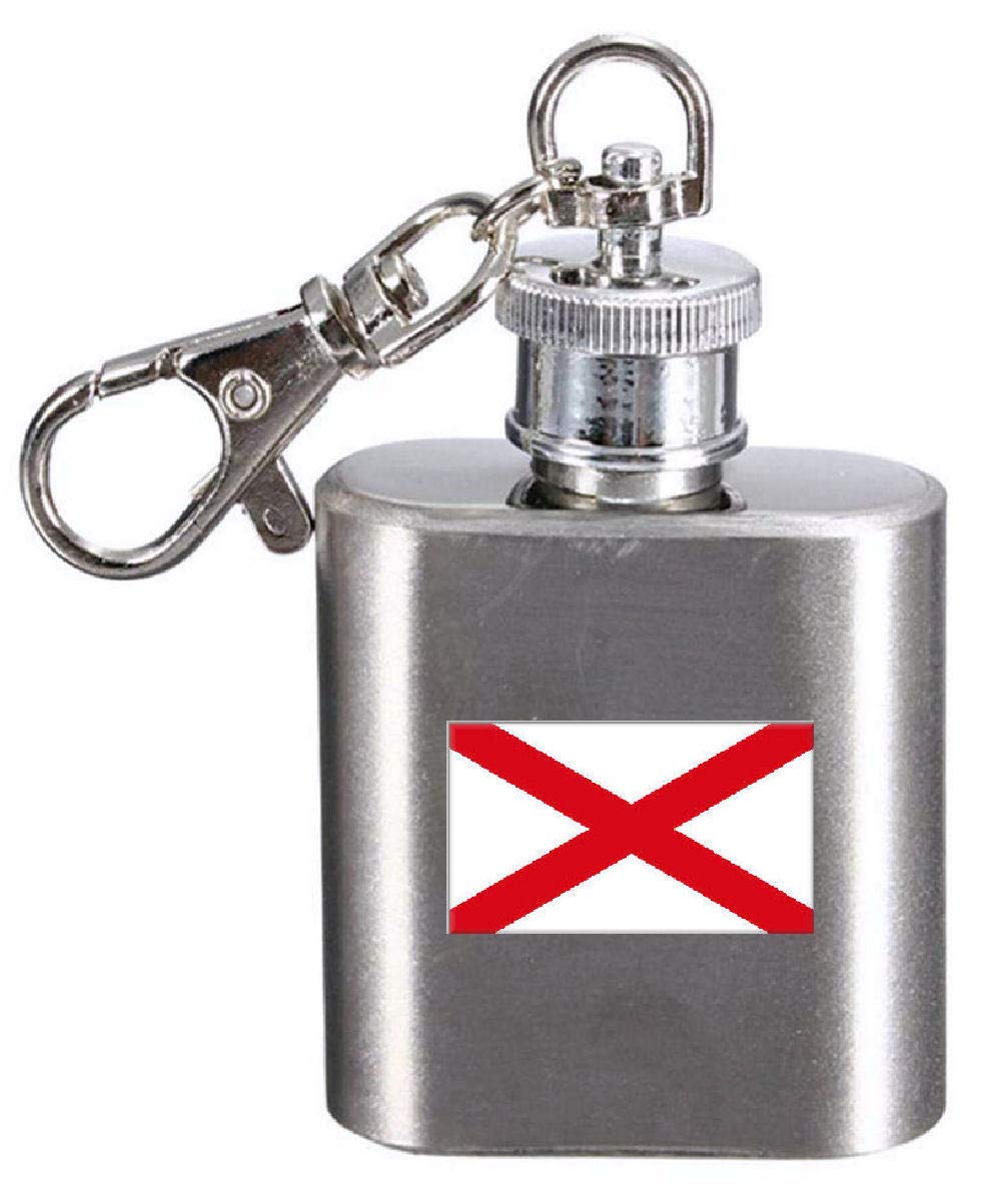 Flasque porte-clés avec croix de St Patrick gravure laser haut de gamme