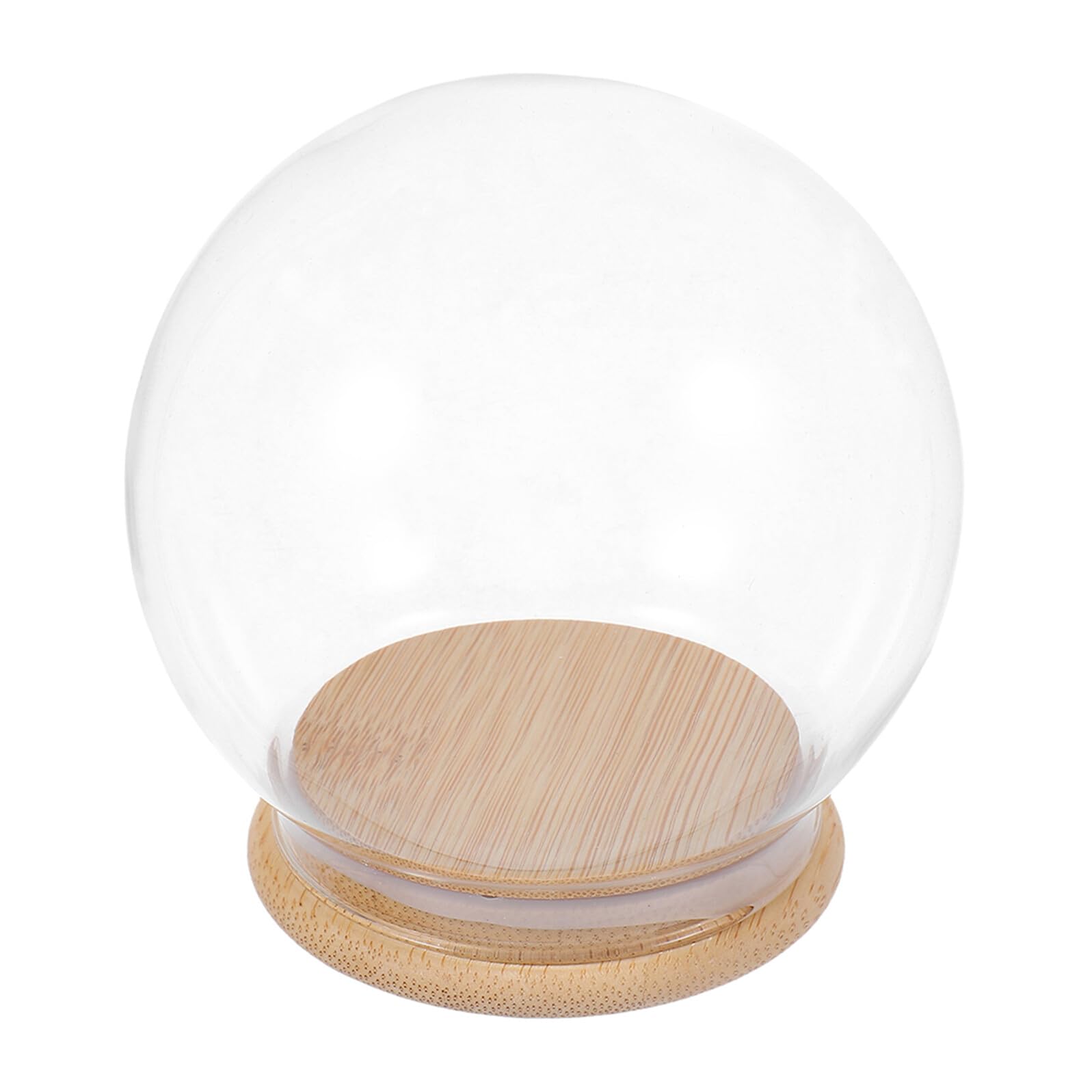 Vitrina protectora de cristal para manualidades campana de vidrio redonda 15cm