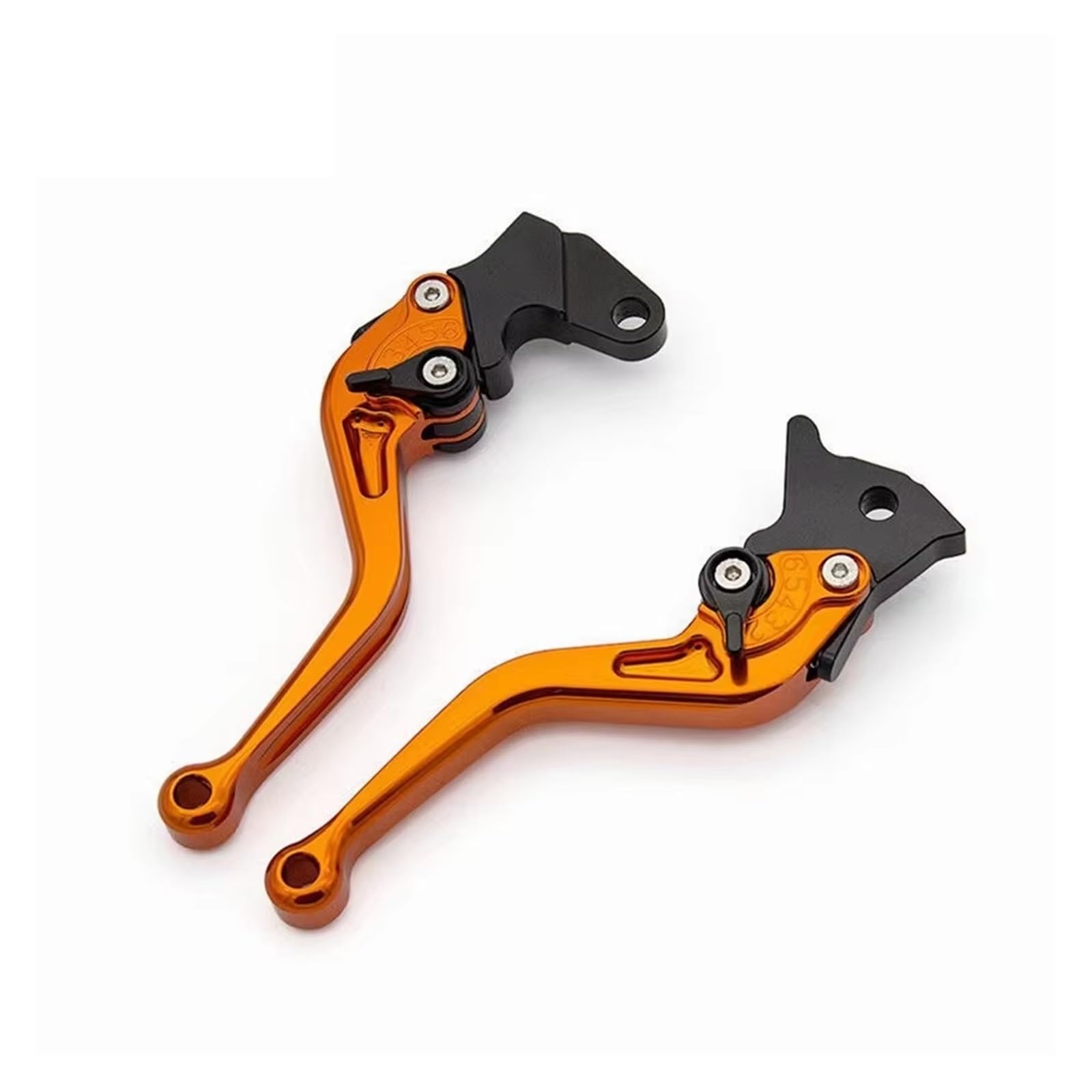 VBVGMZAS Handlebar Clutch Motorcycle CNC Adjustable Brake Clutch Levers for Aprilia for CAPONORD for ETV1000 for Caponord 1000 2002-2007 Brake Handle Lever(Orange 147mm)