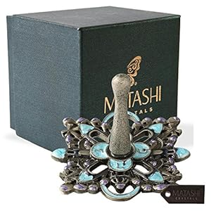 Matashi Hand-Painted Spinning Dreidel Holiday Ornament & Blue-Ivory Regal Lion Menorah Candelabra (Pewter) with Gold Accents and Crystals Jewish Candle Holder Hanukkah Gift Jewish Decor Matashi Hand Painted Spinning Dreidel Holiday Ornament Blue Ivory Regal Lion Menorah Candelabra Pewter with Gold Accents and Crystals Jewish Candle Holder Hanukkah Gift Jewish Decor