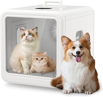 Amazon.co.jp: ペットドライルーム 犬 猫 兼用 ドライヤー ボックス