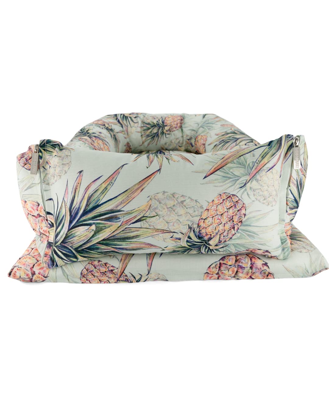 Twistshake Poszewka fûr gniazdo niemowlęce ze 100% bawełny - ananas