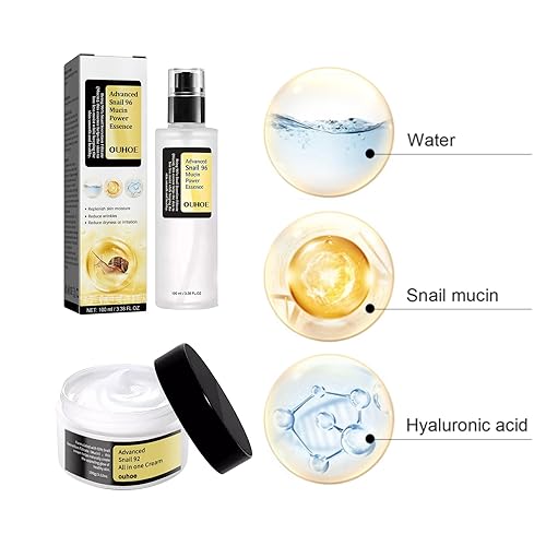 Miniatura 6 de ZYSMJSY Greevener - Crema reafirmante y reafirmante de colágeno de caracol coreano, suero de mucina de caracol, crema hidratante de mucina de