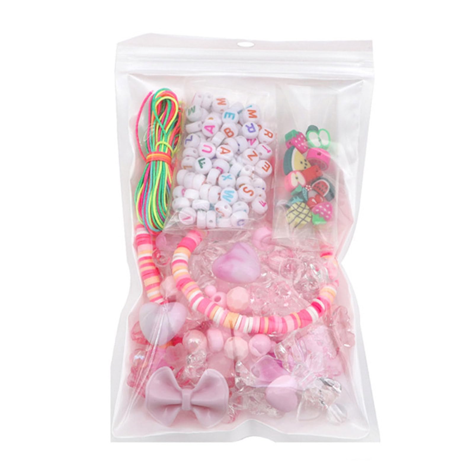 vsilay Colorful Phone Chain Beaded Set Cell Phone Charm Lanyard Making kit DIY Accessories for Women DIY Bracelet Keychain