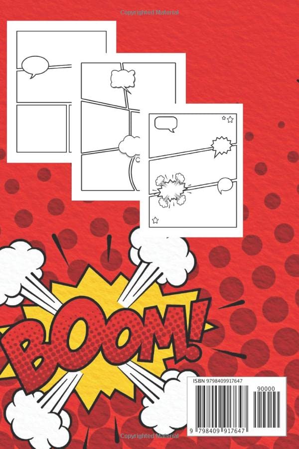 CREATE YOUR OWN MINI BOOK: Blank Comic Books, Comic Book With Lots of Templates , 113 Pages - Image 2