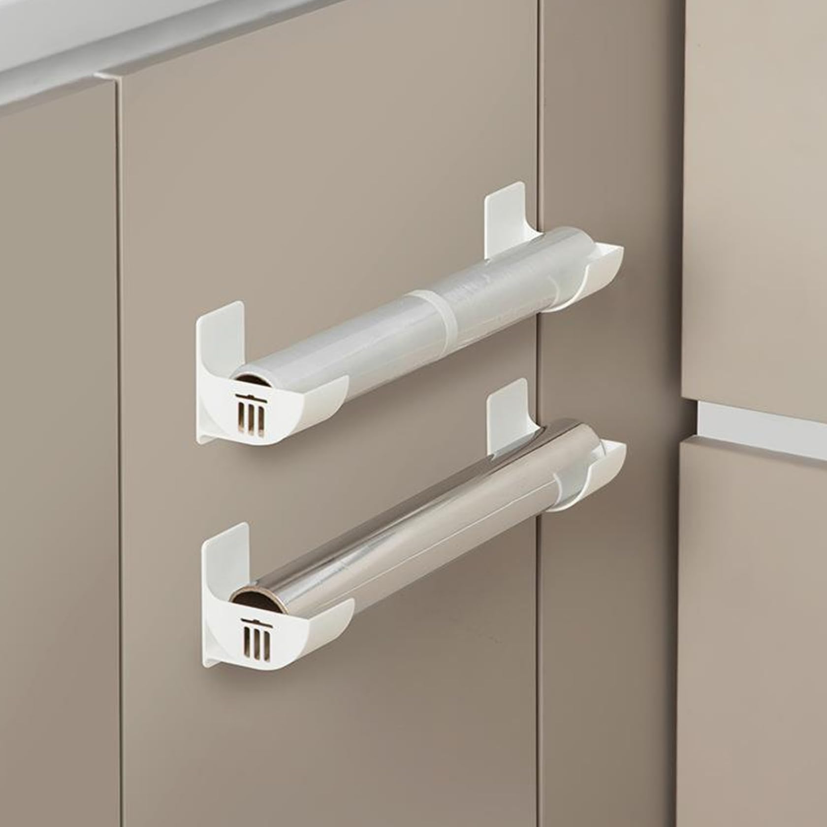 Porte-sac à Ordures, Porte-sacs Poubelle, Distributeur De Sac Poubelle Murale 4pcs, Distributeur De Sac à Ordures Auto-adhésif étanche, Porte-sac à Longueur Réglable Pour Salle De Bain Kithcen