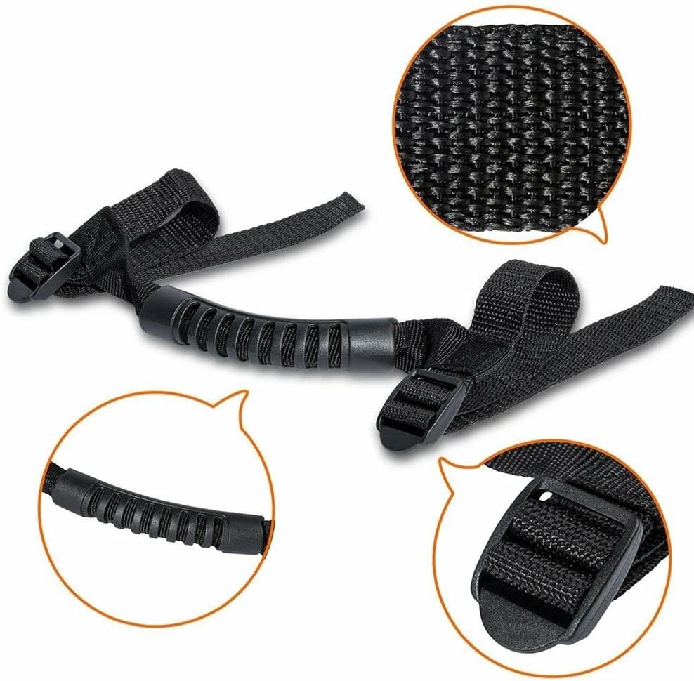 for Wrangler JK JKU TJ for Unlimited Roll Bar Grab Handles Grip Wide Handle Car Handle Roof Handlebar