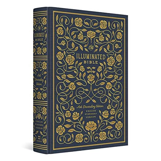 ESV Illuminated Bible, Art Journaling Edition (Cloth over Board, Navy)