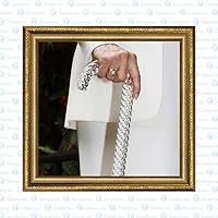 Vista 7 de Royal RC Canes Elegant Acrylic Walking Cane – Lightweight Lucite Derby & J Handle Stick for Men & Women – Stylish, Unique Transparent Design Look