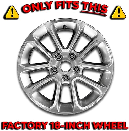 Miniatura 2 de Juego de 4 fundas de rueda de radios 5 Y de 18" para Jeep Grand Cherokee 2022-2025 - Negro brillante