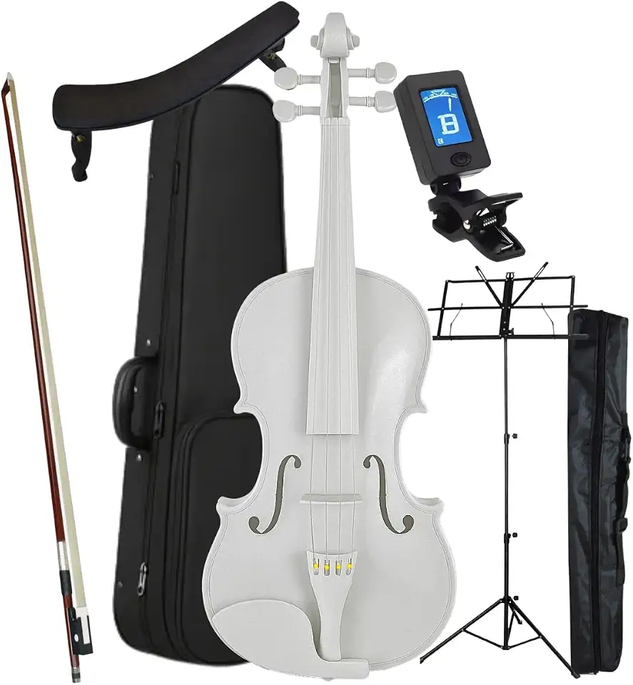 Kit Violino 3/4 Bravo Vs34 Iniciante + Acessorios (WH - White)