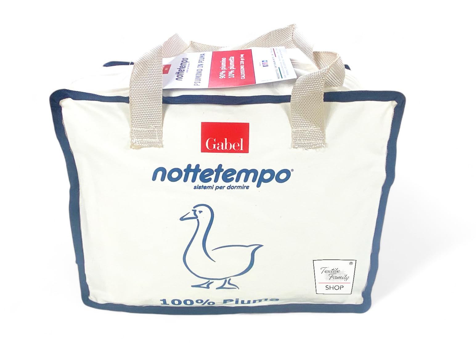 Gabel - Edredón de plumón de ganso para cuna de bebé certificado, 90% plumón blanco, cálido y suave, 80 x 120 cm