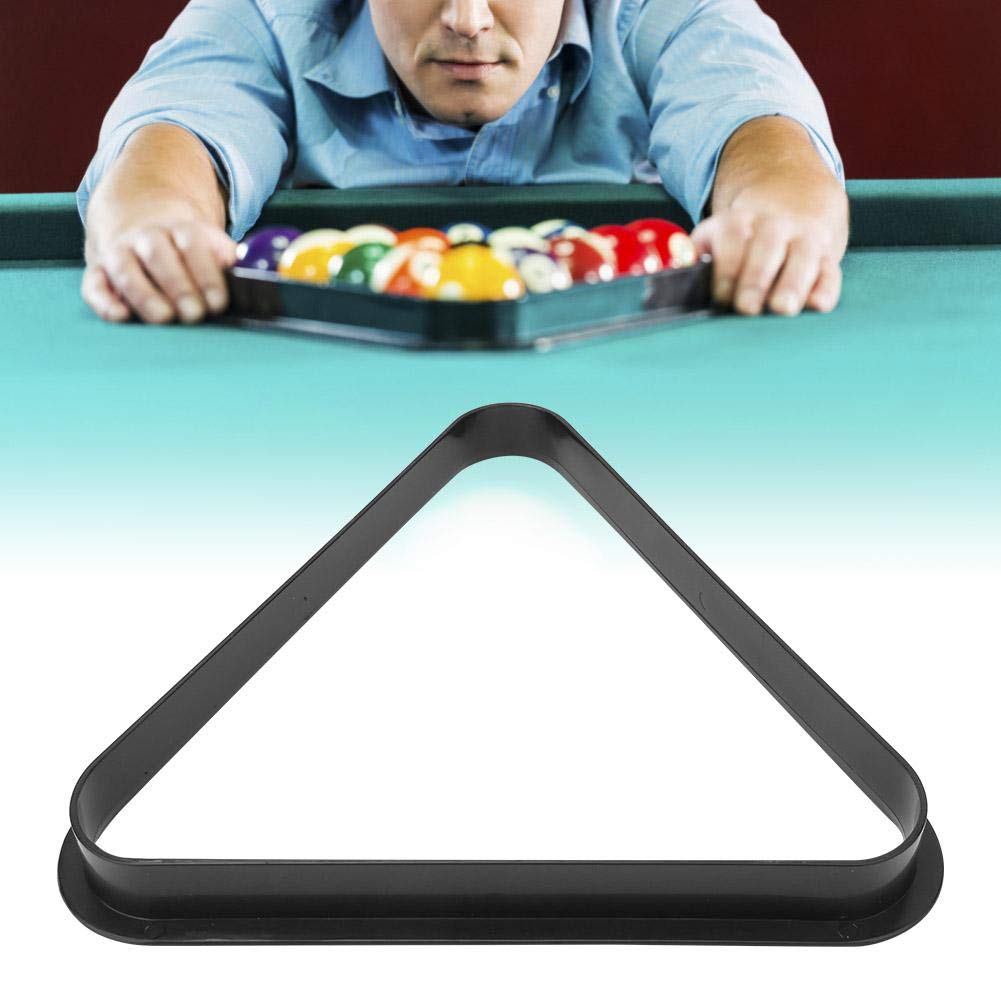 Alvinlite Cornice Triangolare per Palline da Biliardo, 2 Pezzi Rack da Biliardo Accessori per tavoli da Biliardo Professionali per Sport da Biliardo Americani/Britannici(US)