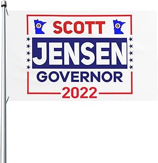For Minnesota Governor 2022 Flag House Decor Double Sided Outdoor Banner Sign Party Parade Breeze Home Fade Proof Flags 3x9 Ft