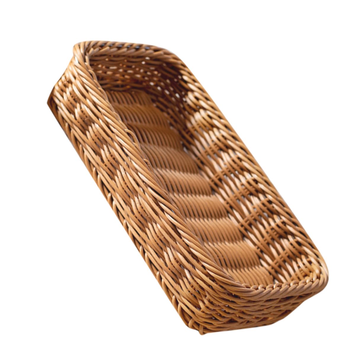 Cabilock Cesta De Almacenamiento De Cubiertos De 5 Piezas Utensilios Para Servir Cestas De Almacenamiento De Cubiertos Vajilla Cesta De Artículos Diversos Cesta De Frutas Tejida