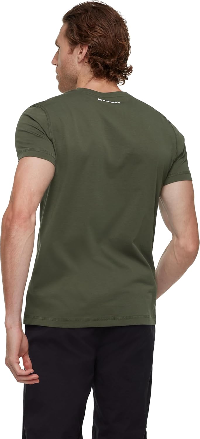 Mammut Mens Short Sleeve Tee, Organic Cotton Lightweight and Comfortable Logo T-Shirt - Image 2