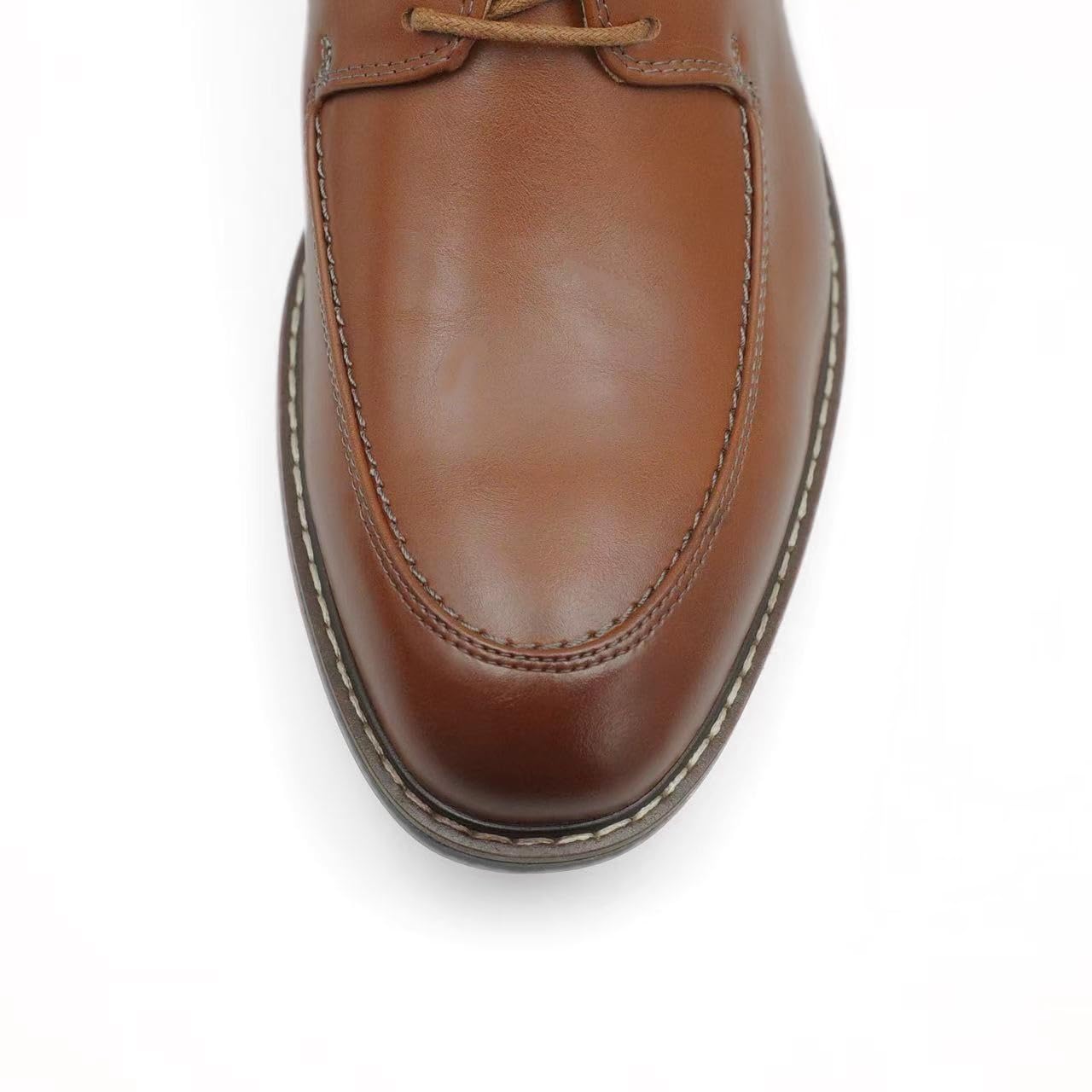 Finishing & Sewing Zapatos de vestir Oxford con cordones para hombre