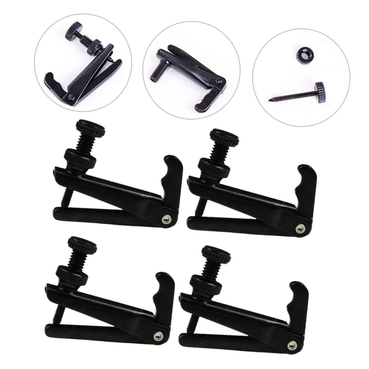 20pièces Accordeurs Fins Pour Violon Accessoires Pratiques Pour Cordes Pour Débutants Et Musiciens