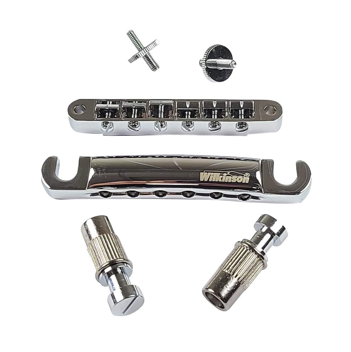 Amazon.com: Wilkinson Tune-O-Matic Bridge w/ M4 Posts + Tailpiece