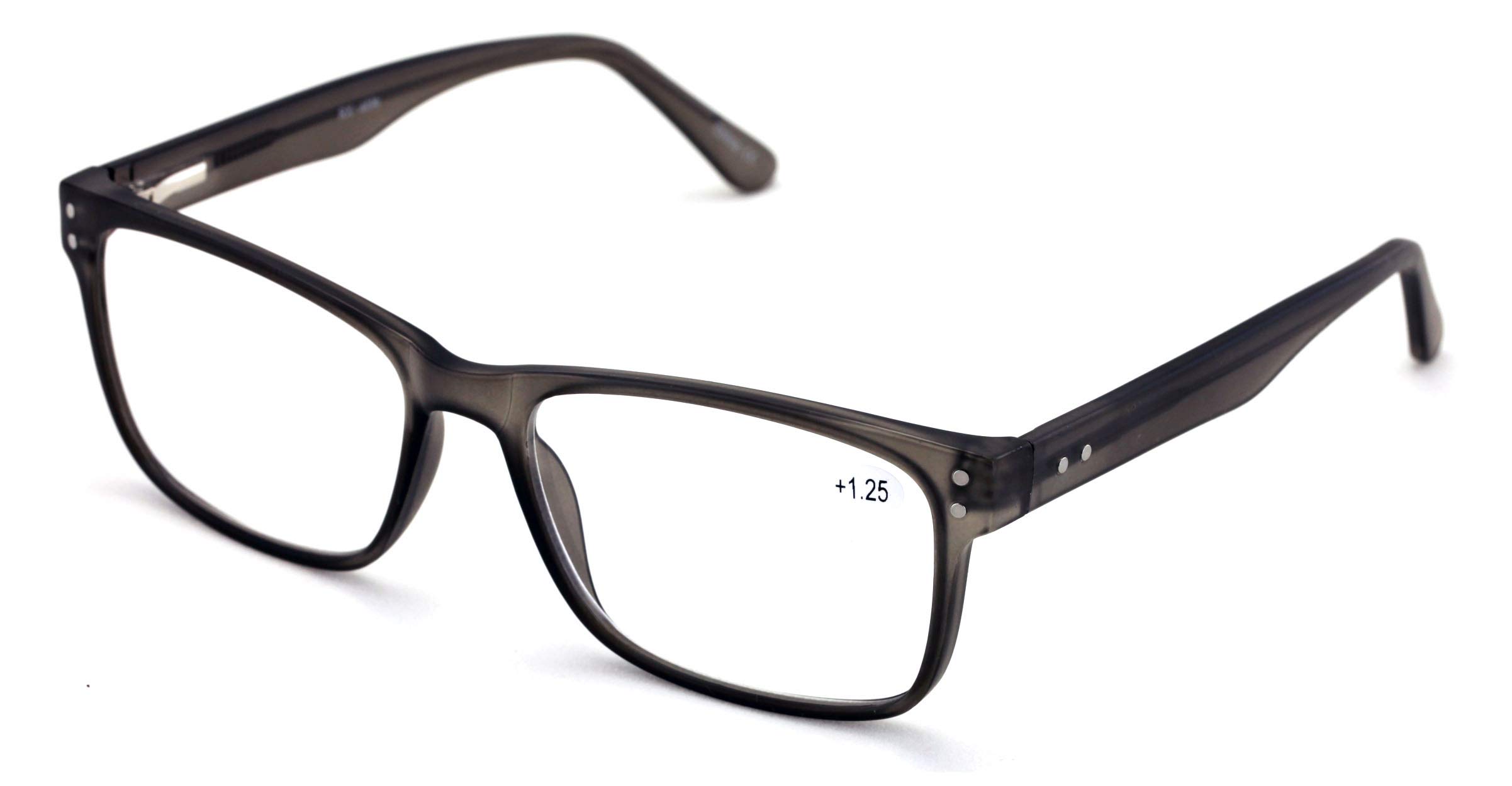 V.W.E. Large Men Premium Rectangle Reading Glasses - Wide Fitment Optical Quality Reader
