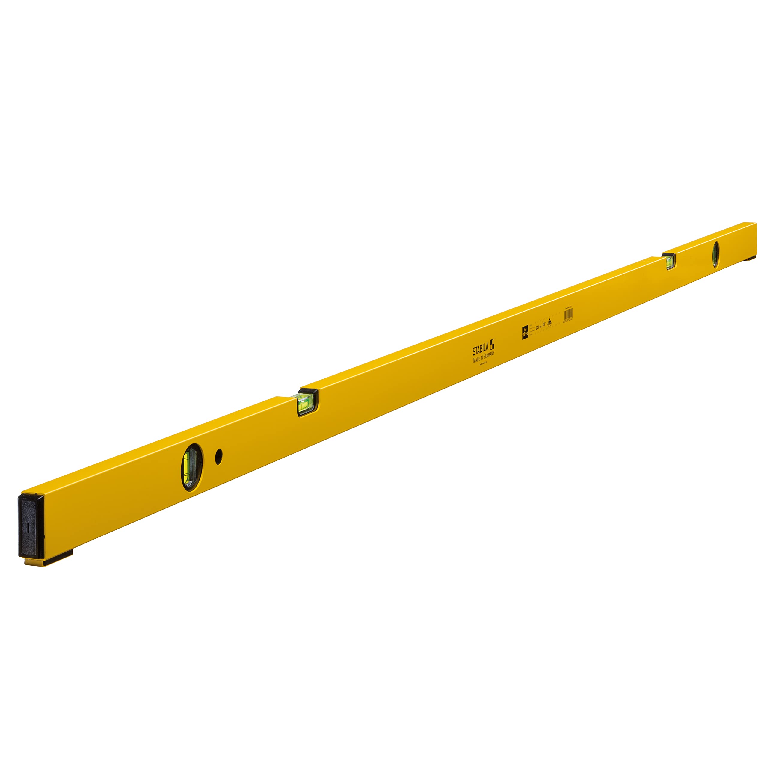 Stabila 2422 70P-2 Double Plumb 4 Vial Spirit Level 200Cm