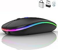 Vista 2 de PEIBO Ratón inalámbrico Bluetooth para laptop, Mac, Mac, MacBoop, MacBook Air, MacBook Pro, PC, computadora de escritorio, Windows, Chromebook