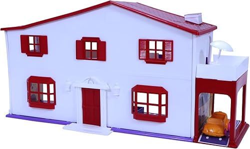 Miniatura 18 de Toyzone Casa de muñecas (50 piezas), juego para niñas, juego de rol, casa de muñecas con muebles, juego de casa de muñecas para niños con muebles,