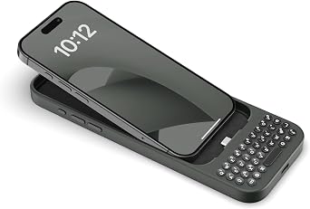 Clicks Keyboard Case for iPhone 16 Pro Max - Wireless Charging - Onyx | For Premium Typing Experience, Compatible with Magnetic Wireless Charging - Faster, Accurate Typing, Charge as Normal - Onyx