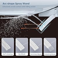 Vista 6 de EPLO Inodoro Inteligente, Inodoro Bidé Asistido por Bomba, Descarga de Emergencia, Asiento Calefactado, Doble Descarga Automática, Agua Tibia