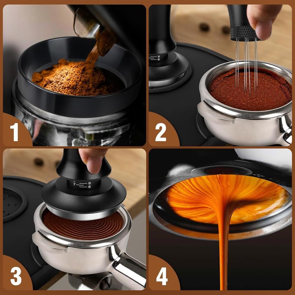 Akcesoria do espresso 58 mm zestaw tamper z zestawem narzędzi WDT i