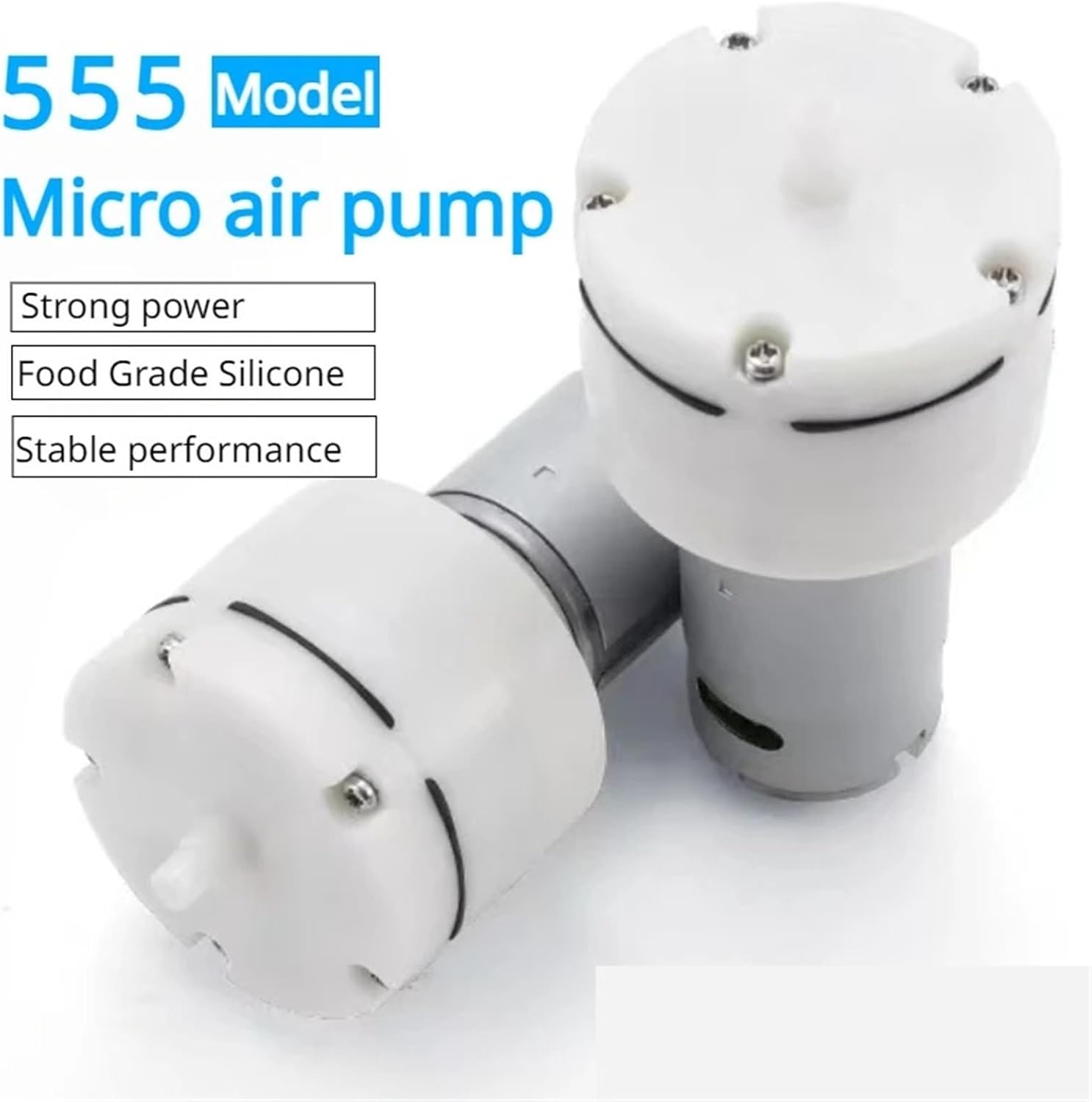 DC12V/24V Micro Vacuum Pump Mute Air Pump Negative Pressure 12W Device Fish Tank Aeration Pump