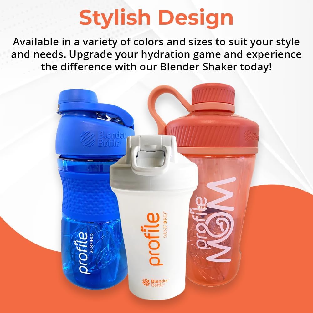 Amazon.com: Profile Mom Blender Shaker with Wire Whisk, Shaker