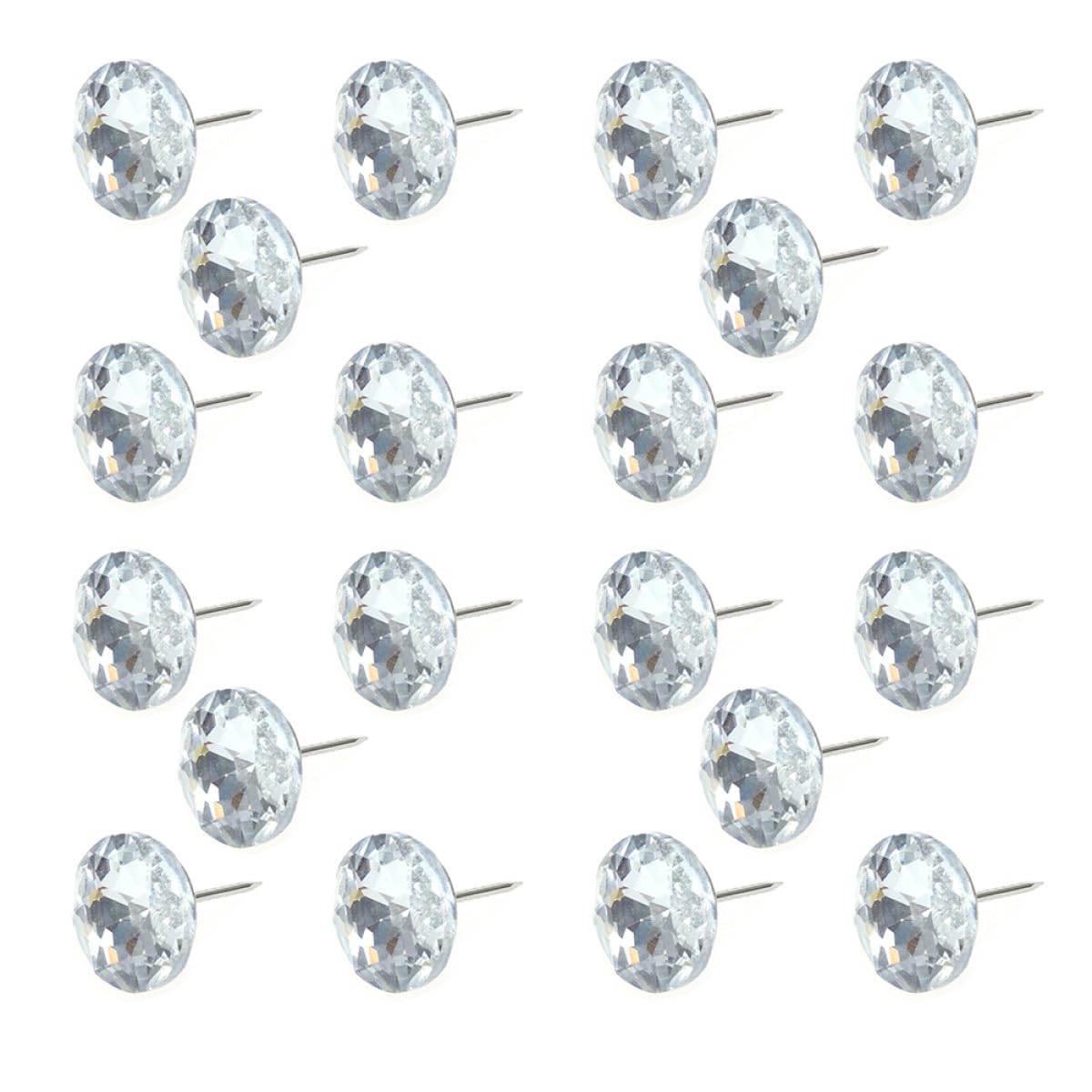 Boutons en cristal 16mm pour tête de lit : sublimez votre chambre