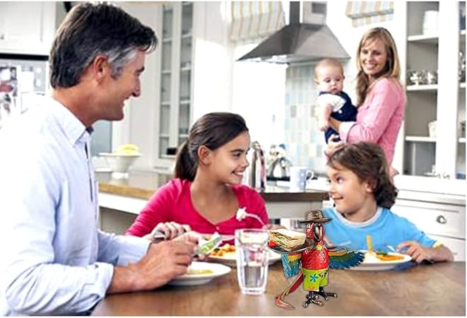 Amazon Co Jp 樹脂オウム像収納トレイ ドリンクサービングオウムバトラー 動物彫刻パティオテーブル家具彫像テーブル彫刻クラフト ホーム キッチン