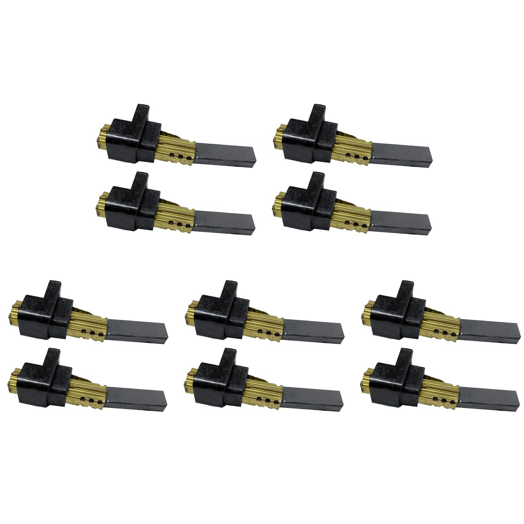 Cepillo de carbón 6,5x11x32mm para motor de aspiradora doméstica pack de 10 unidades