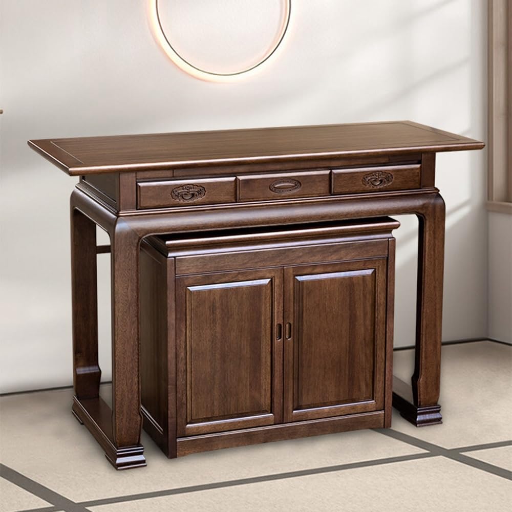 Gabinetto dell'altare Tavolo consolle in palissandro espositore in legno Mobiletto per Altare
