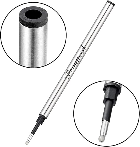 Miniatura 5 de Recambios de bolígrafo rollerball funcionan para bolígrafos originales G5G6G8, repuestos de bolígrafo, tinta de gel, tamaño estándar, punta fina de