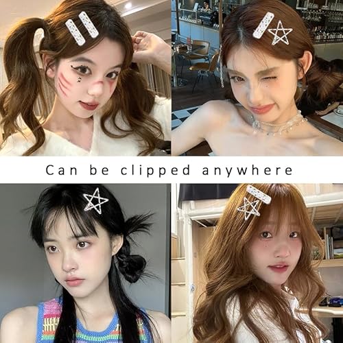 Grampo de cabelo y2k