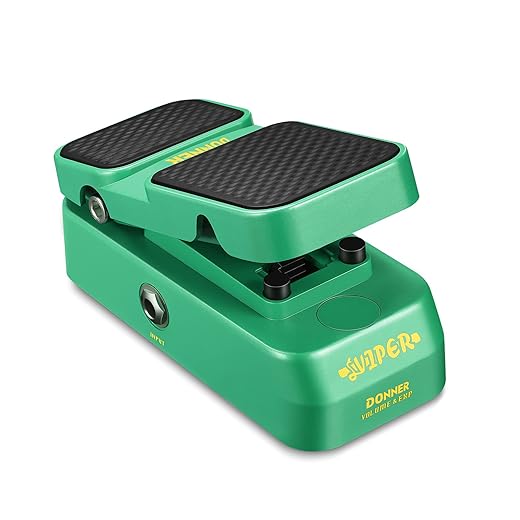 Donner Volume Pedal, Viper 2 in 1 Passive Volume Expression Pedal, Guitar Volume Pedal Pure Analog EXP Pedal