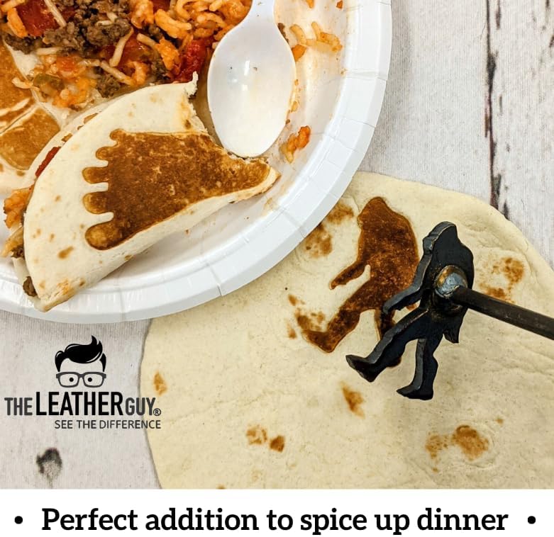 Miniatura 4 de The Leather Guy Hierro de marca de 2.75 pulgadas, cruz, para marca, madera, cuero y parrilla. Método de marca fácil de usar para un toque