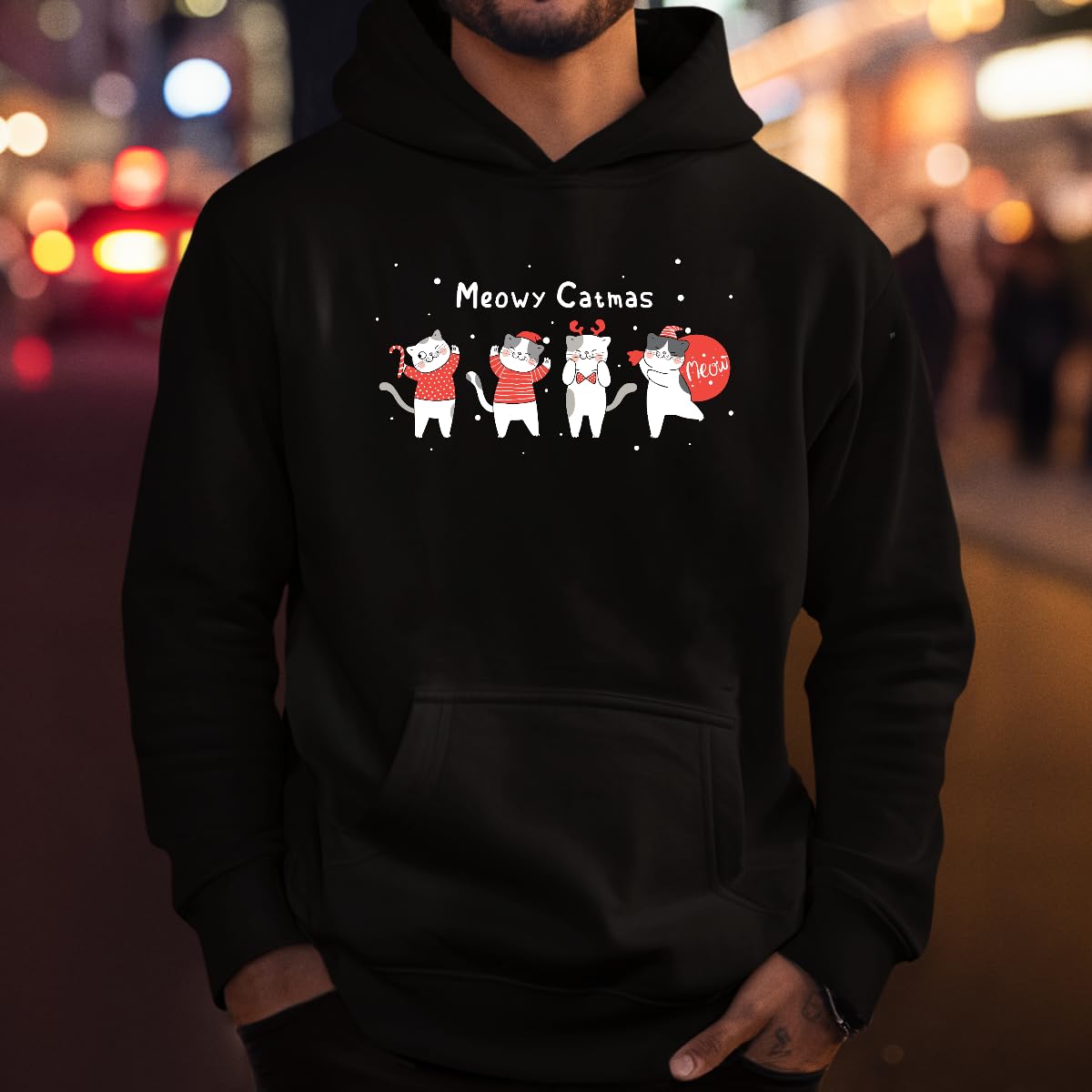 Gatto Meow – Natale Xmas Set di Maglioni