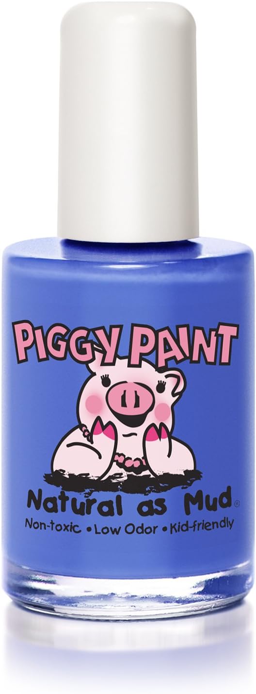 Piggy PaintNon-toxic Girls Nail Polish - Safe, Chemical Free - Blueberry Patch