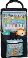 Organizador para Carro com Case para Tablet – Suporte de Assento Traseiro com Bolsos para Brinquedos, Garrafas e Acessórios