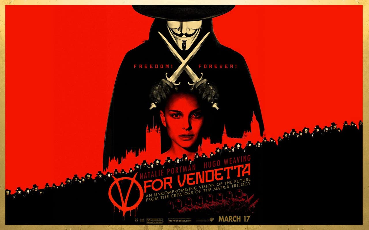 Movie V For Vendetta 38937 J33865 A0 Poster on Photo Paper